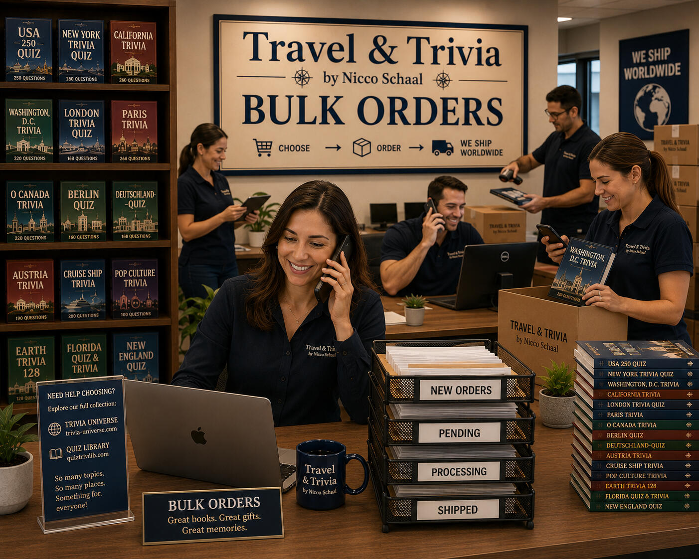 Office image for Travel & Trivia by Nicco Schaal.